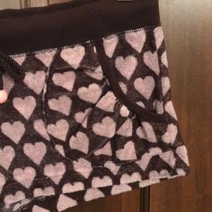 Juicy Couture Shorts - Juicy Couture terry cloth shorts - hearts! Sz M Juicy Couture Shorts - Juicy Couture terry cloth shorts - hearts! Sz M
